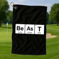 Beast Table of Elements Golf Towel thumb 1