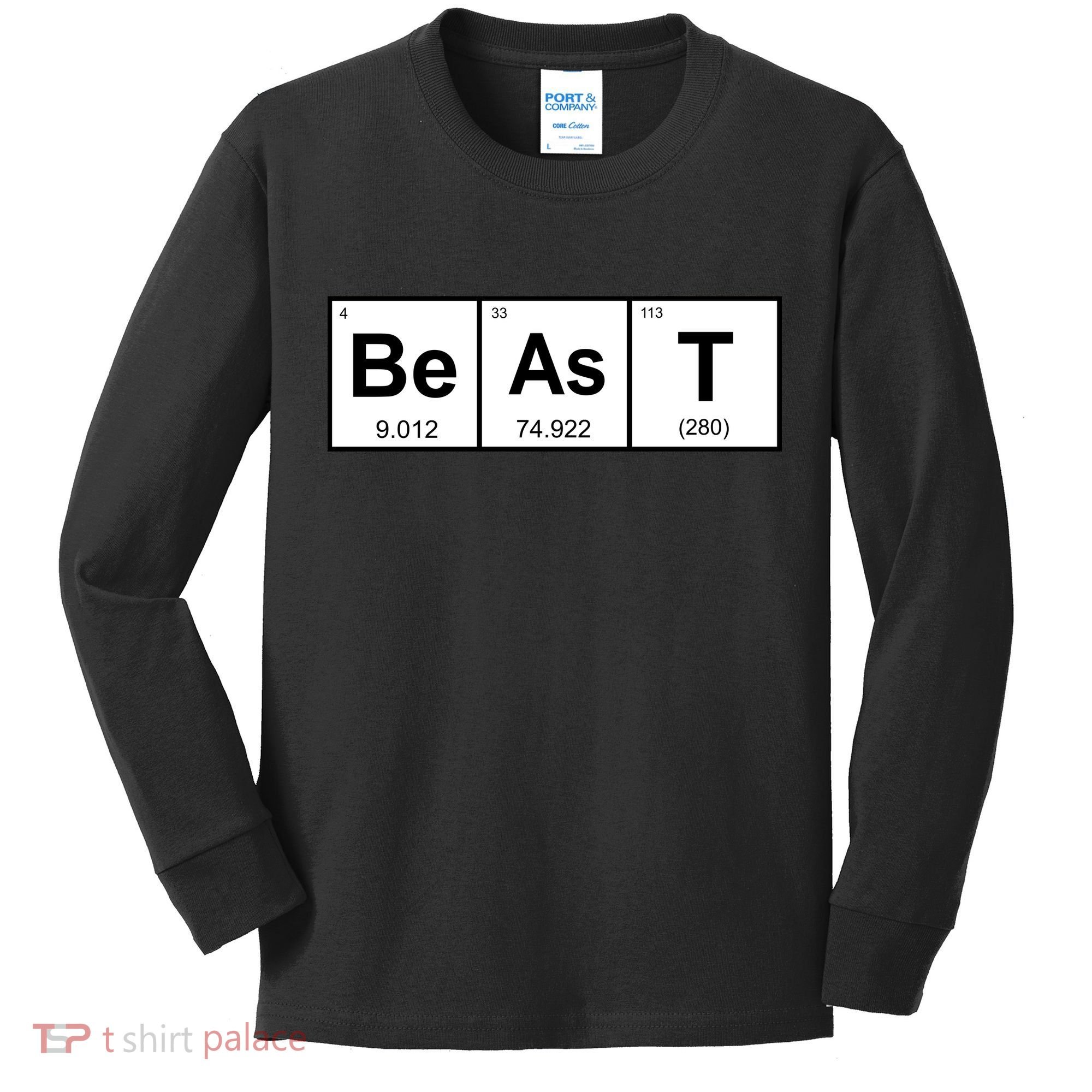Beast Table of Elements Kids Long Sleeve Shirt