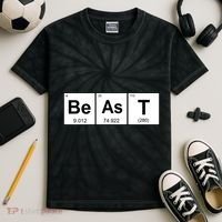 Beast Table of Elements Kids Tie-Dye T-Shirt thumb 2