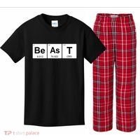 Beast Table of Elements Kids Plaid Pajama Set thumb 0