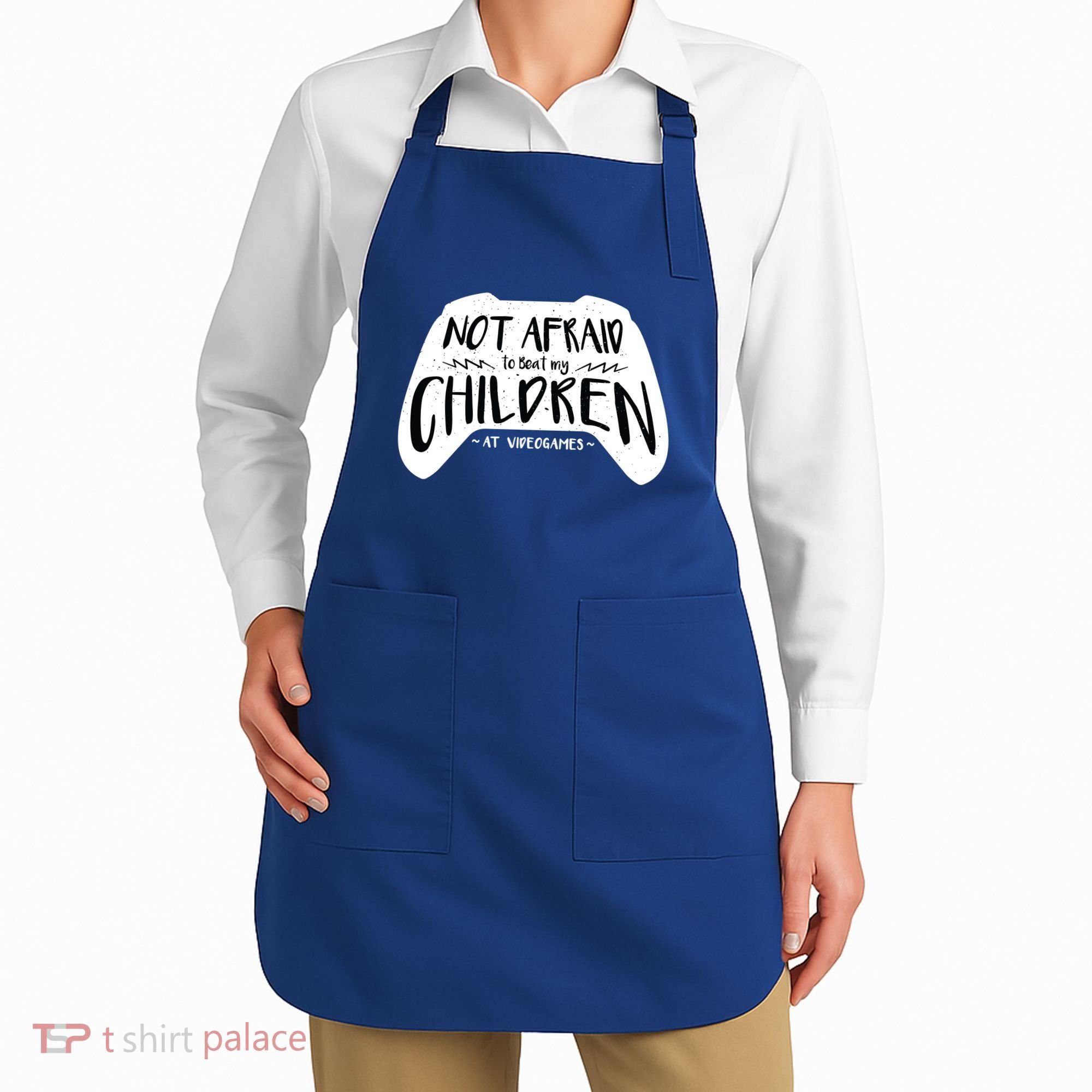 Beat My Children At Video Games Funny Apron