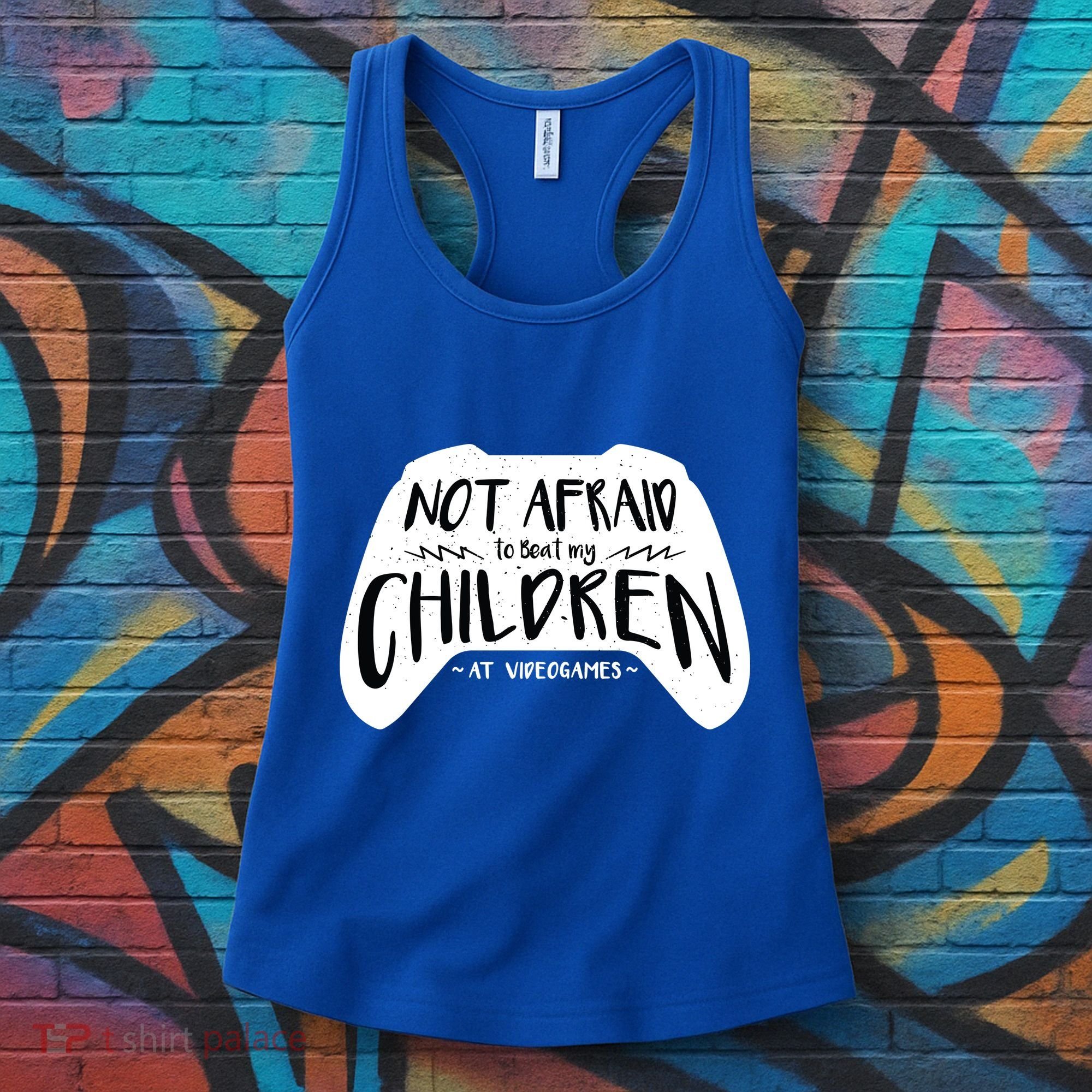 Beat My Children At Video Games Funny Women's Tank Top