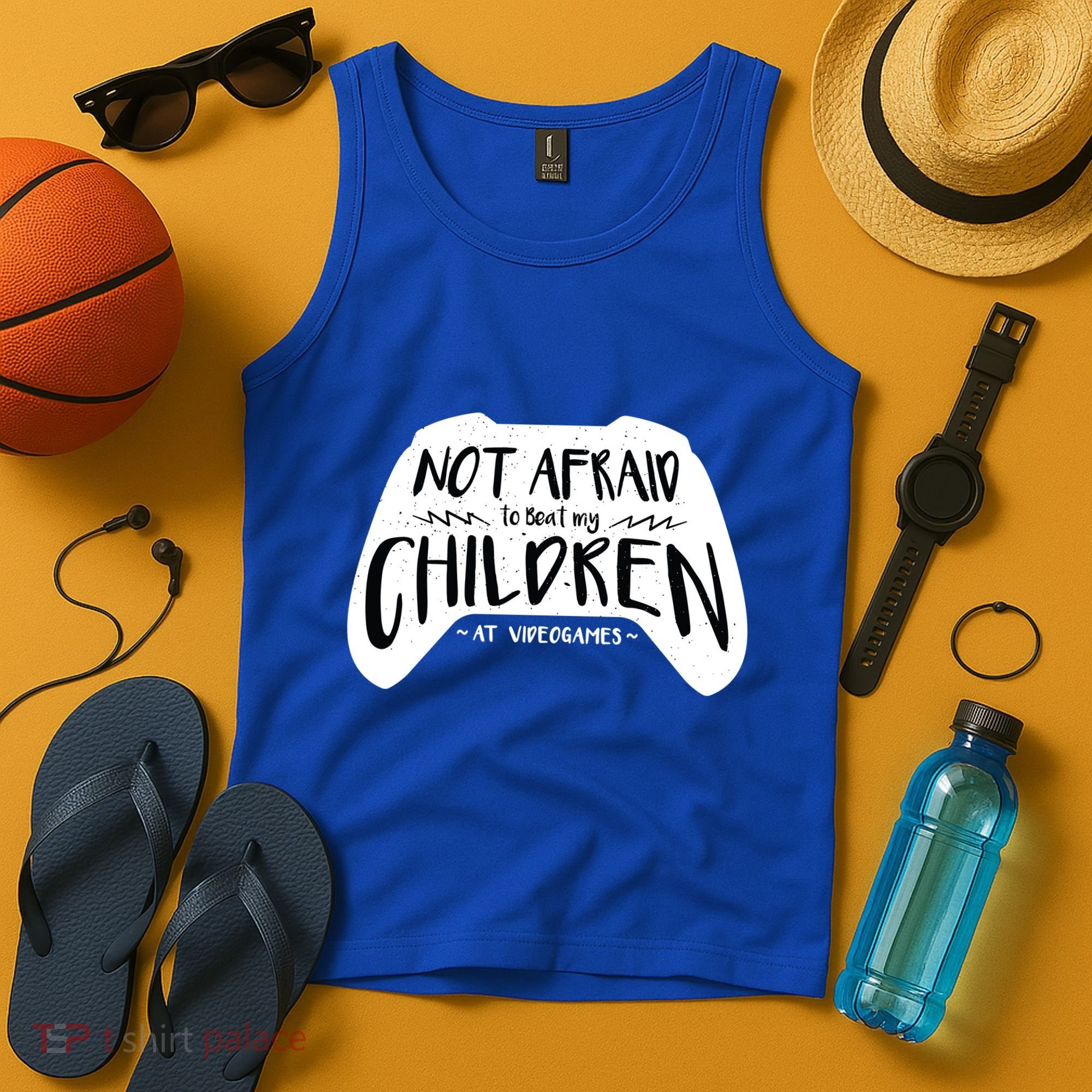 Beat My Children At Video Games Funny Tank Top