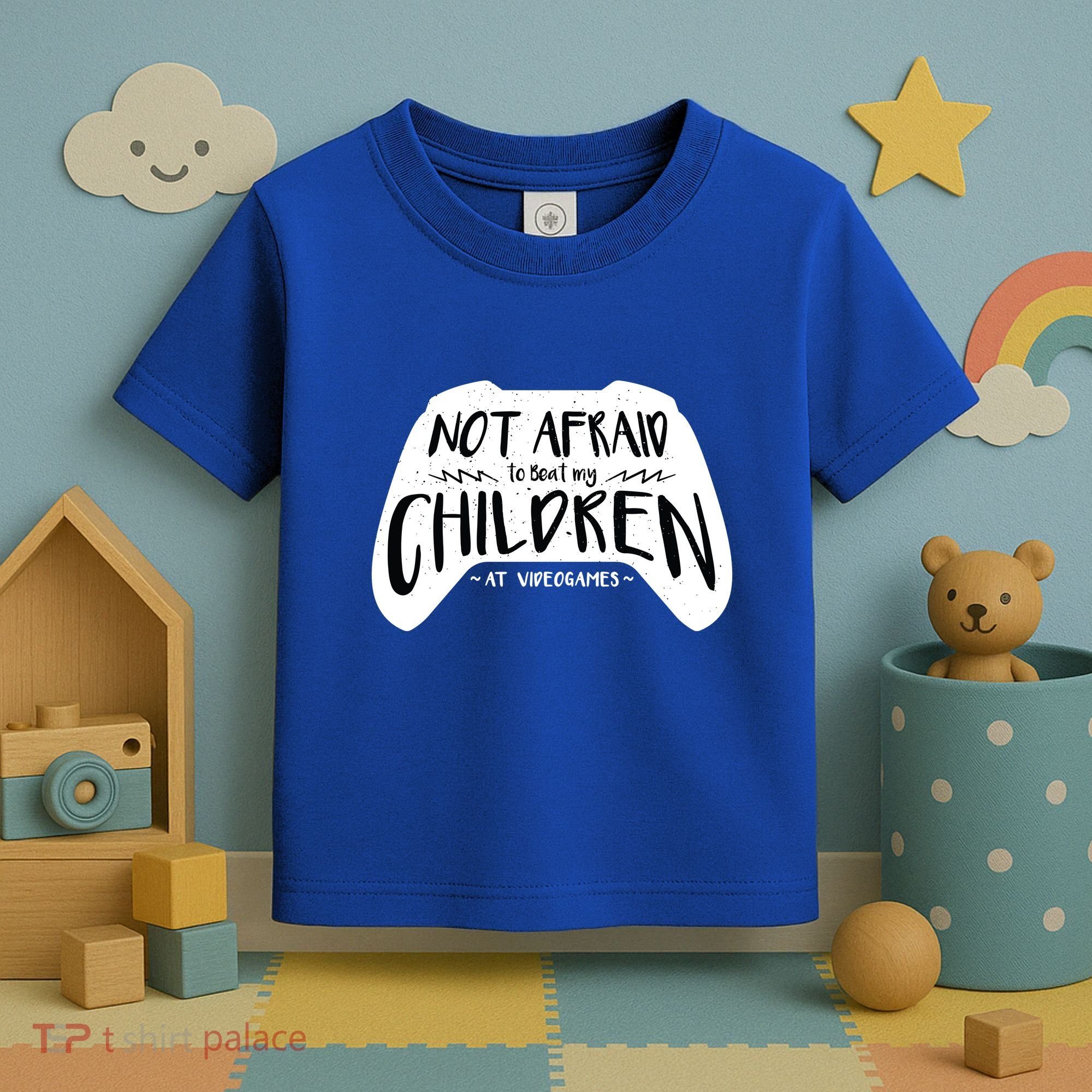 Beat My Children At Video Games Funny Toddler T-Shirt
