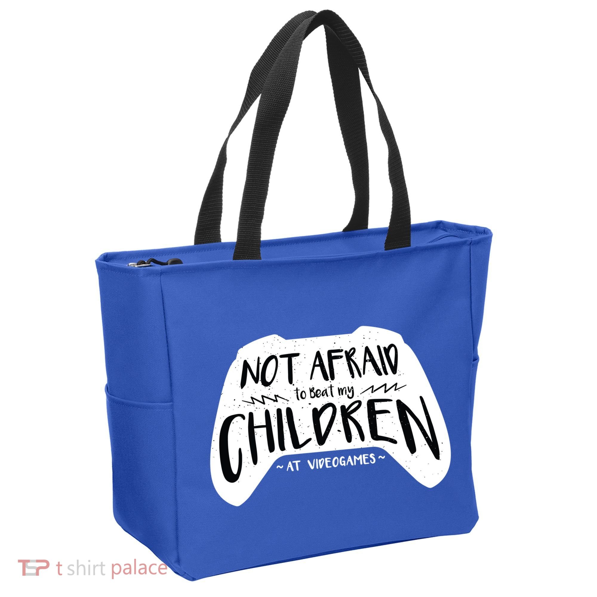 Beat My Children At Video Games Funny Tote Bag