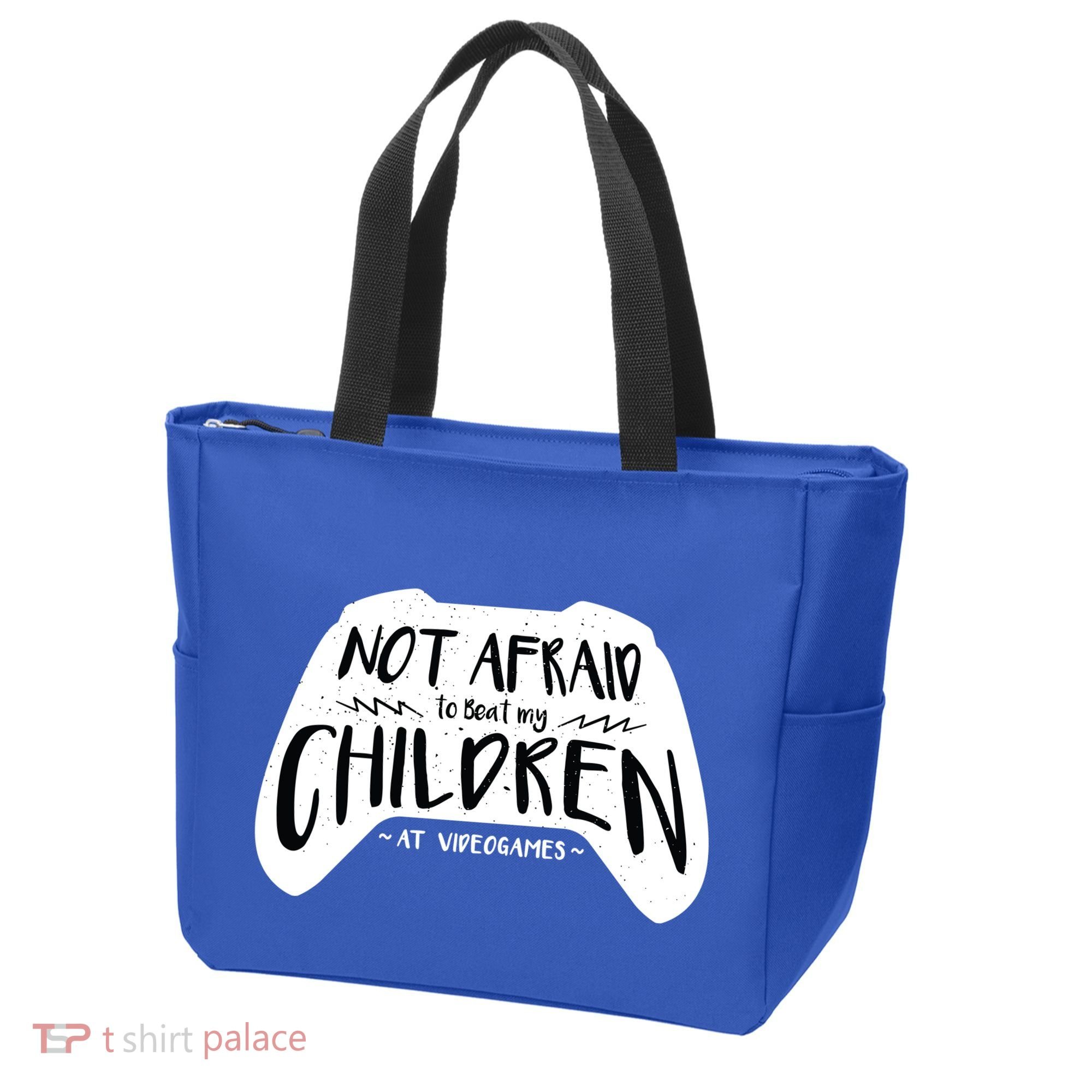 Beat My Children At Video Games Funny Tote Bag