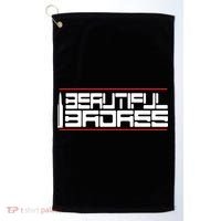 Beautiful Badass Golf Towel thumb 0
