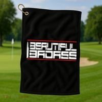 Beautiful Badass Golf Towel thumb 1