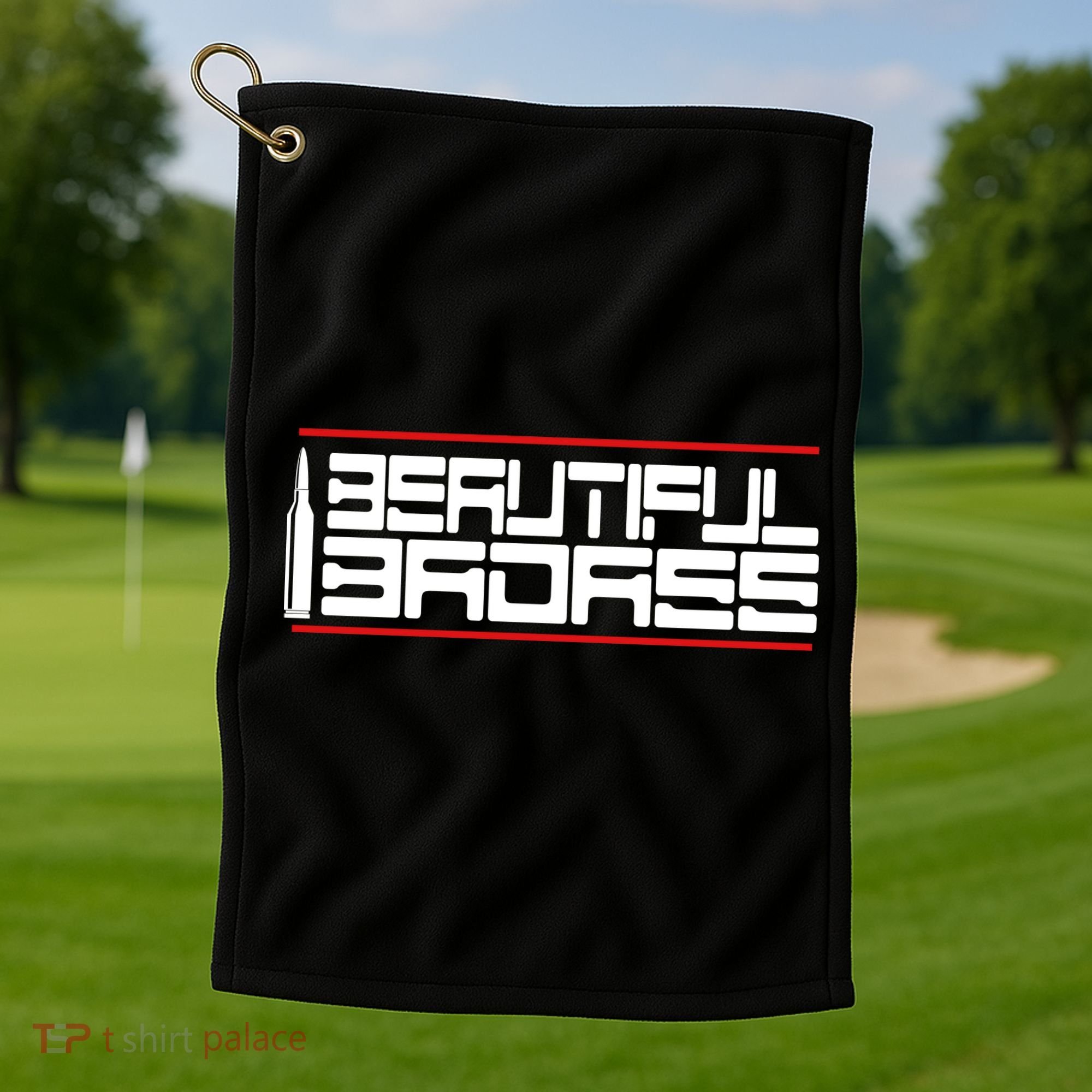 Beautiful Badass Golf Towel