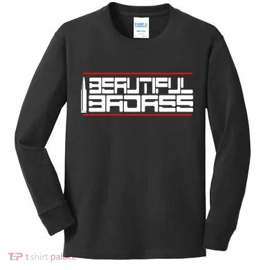 Beautiful Badass Kids Long Sleeve Shirt