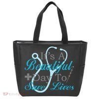 Beautiful Day To Save Lives Nurse Tote Bag thumb 0