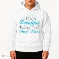 Beautiful Day To Save Lives Nurse Hoodie thumb 2