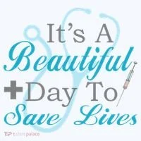 Beautiful Day To Save Lives Nurse Hoodie thumb 2