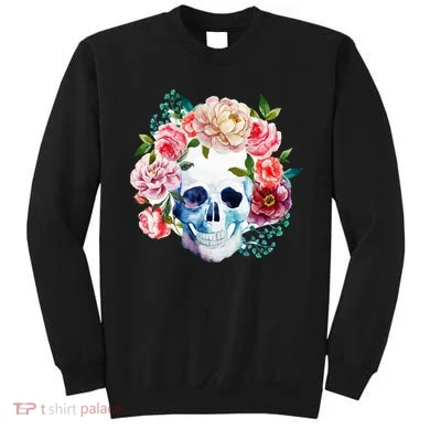 Beautiful Flower Skull Sweatshirt