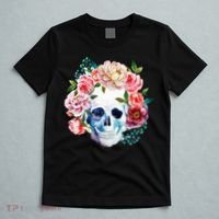Beautiful Flower Skull T-Shirt thumb 5