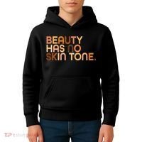 Beauty Has No Skin Tone Body Positive Diversity Kids Hoodie thumb 4