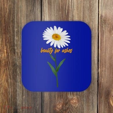 Beauty To Ashes Daisy Flower Coaster