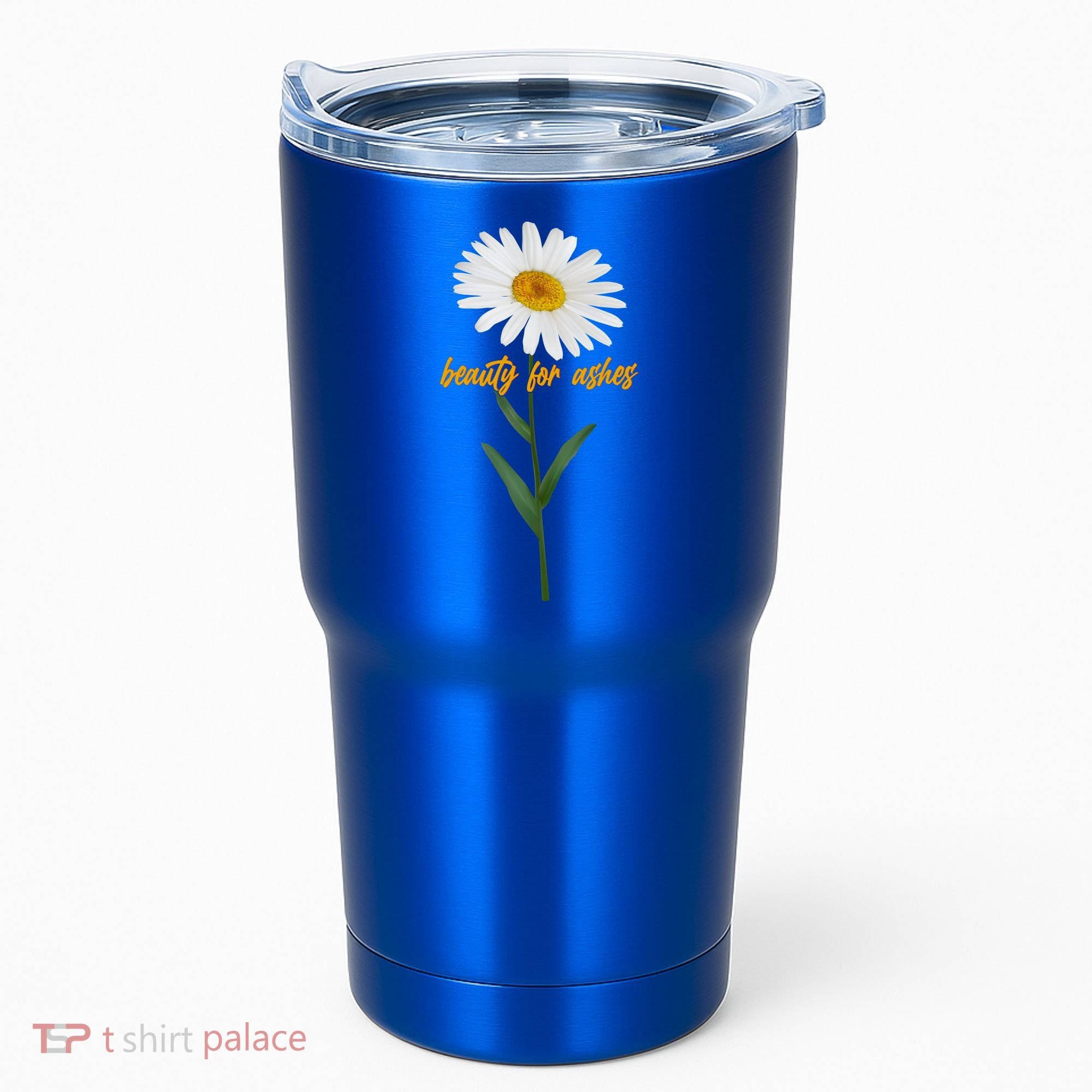 Beauty To Ashes Daisy Flower Tumbler