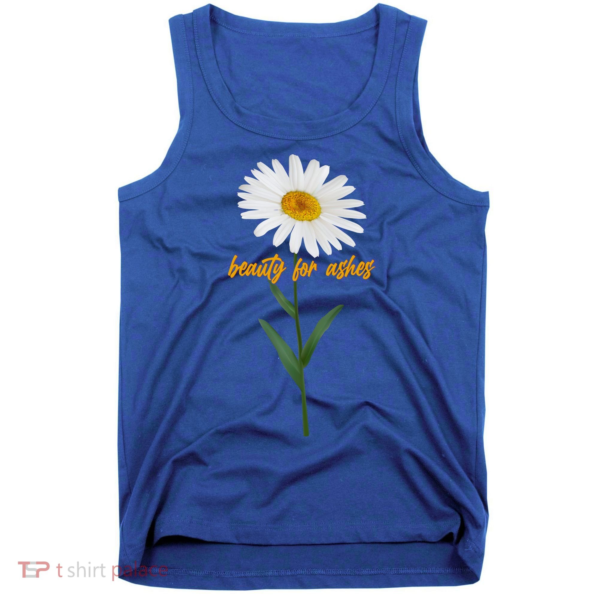 Beauty To Ashes Daisy Flower Tank Top