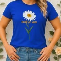 Beauty To Ashes Daisy Flower Women's T-Shirt thumb 2