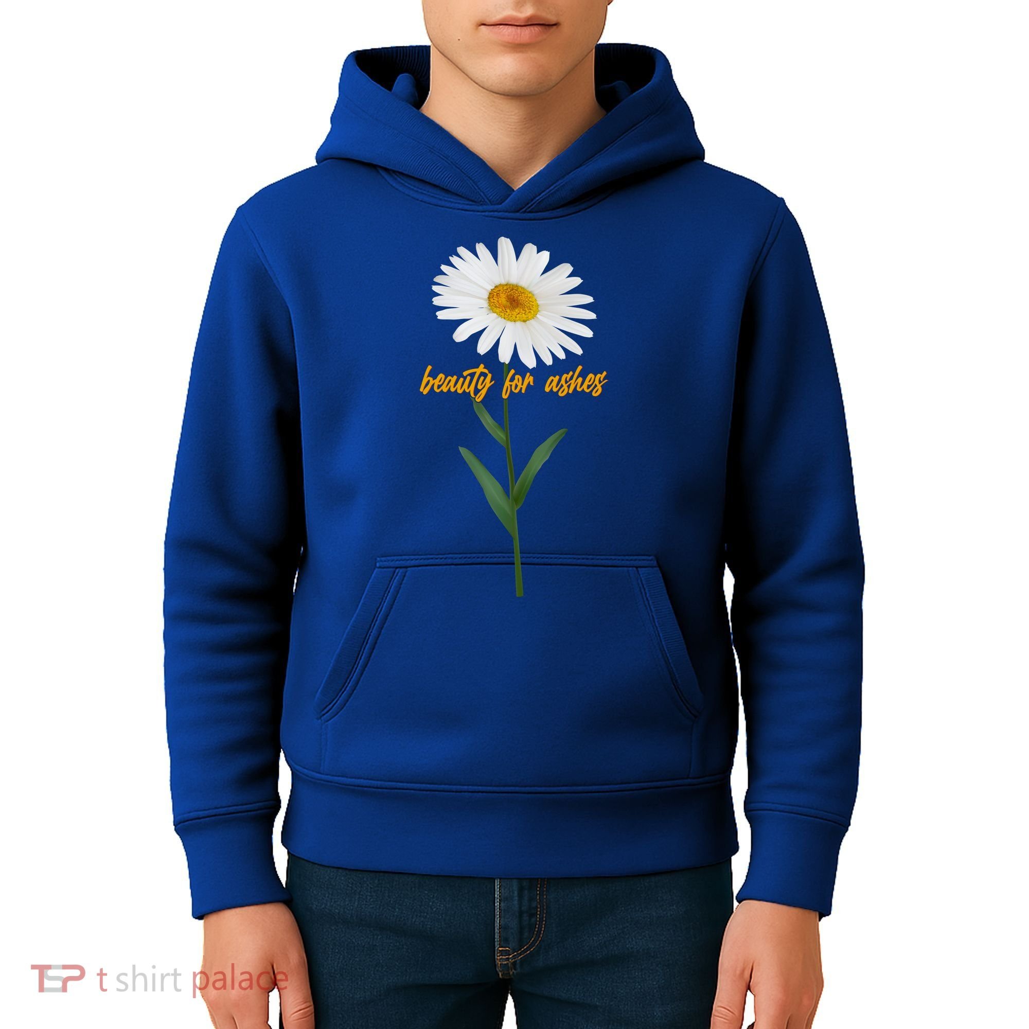 Beauty To Ashes Daisy Flower Kids Hoodie