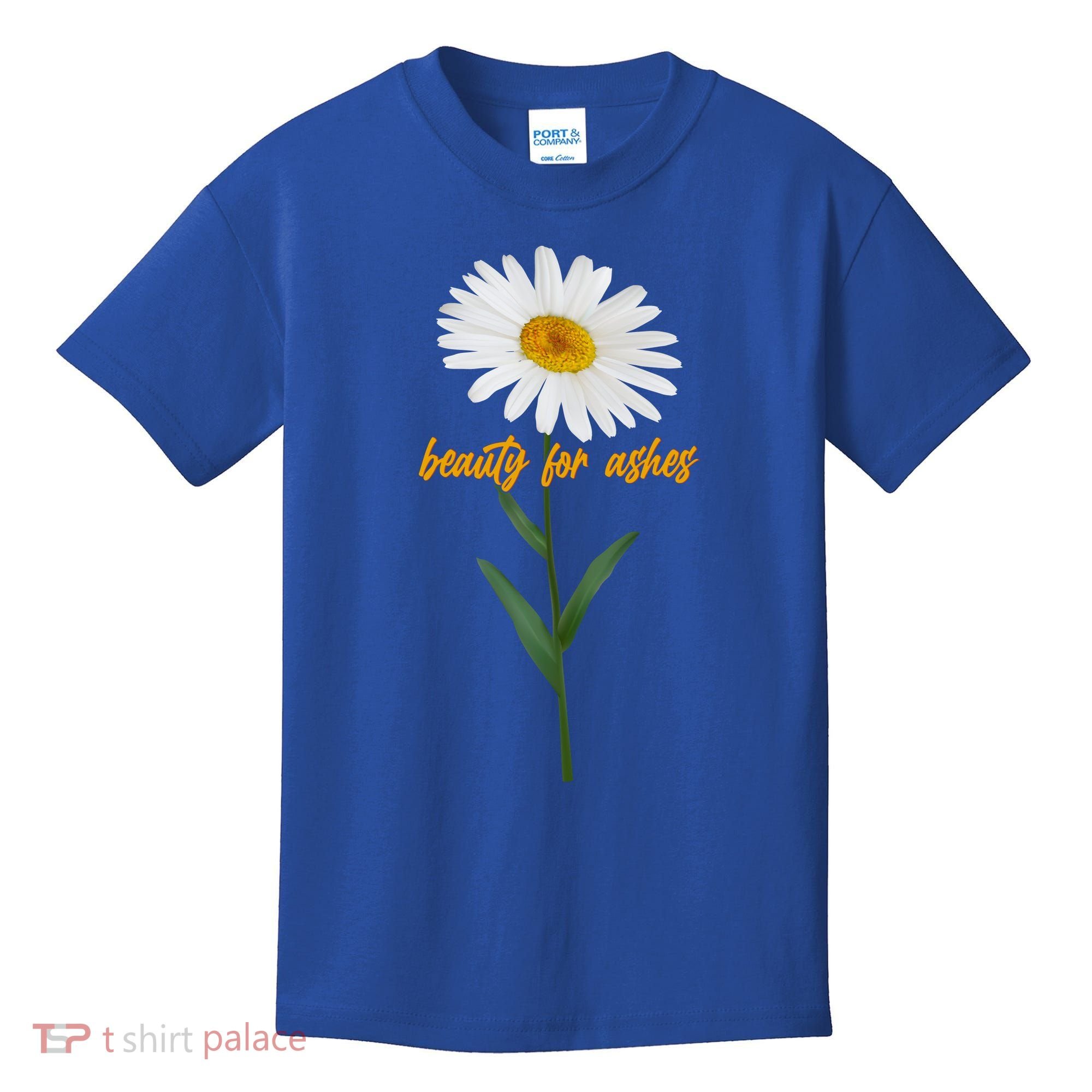 Beauty To Ashes Daisy Flower Kids T-Shirt