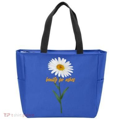 Beauty To Ashes Daisy Flower Tote Bag