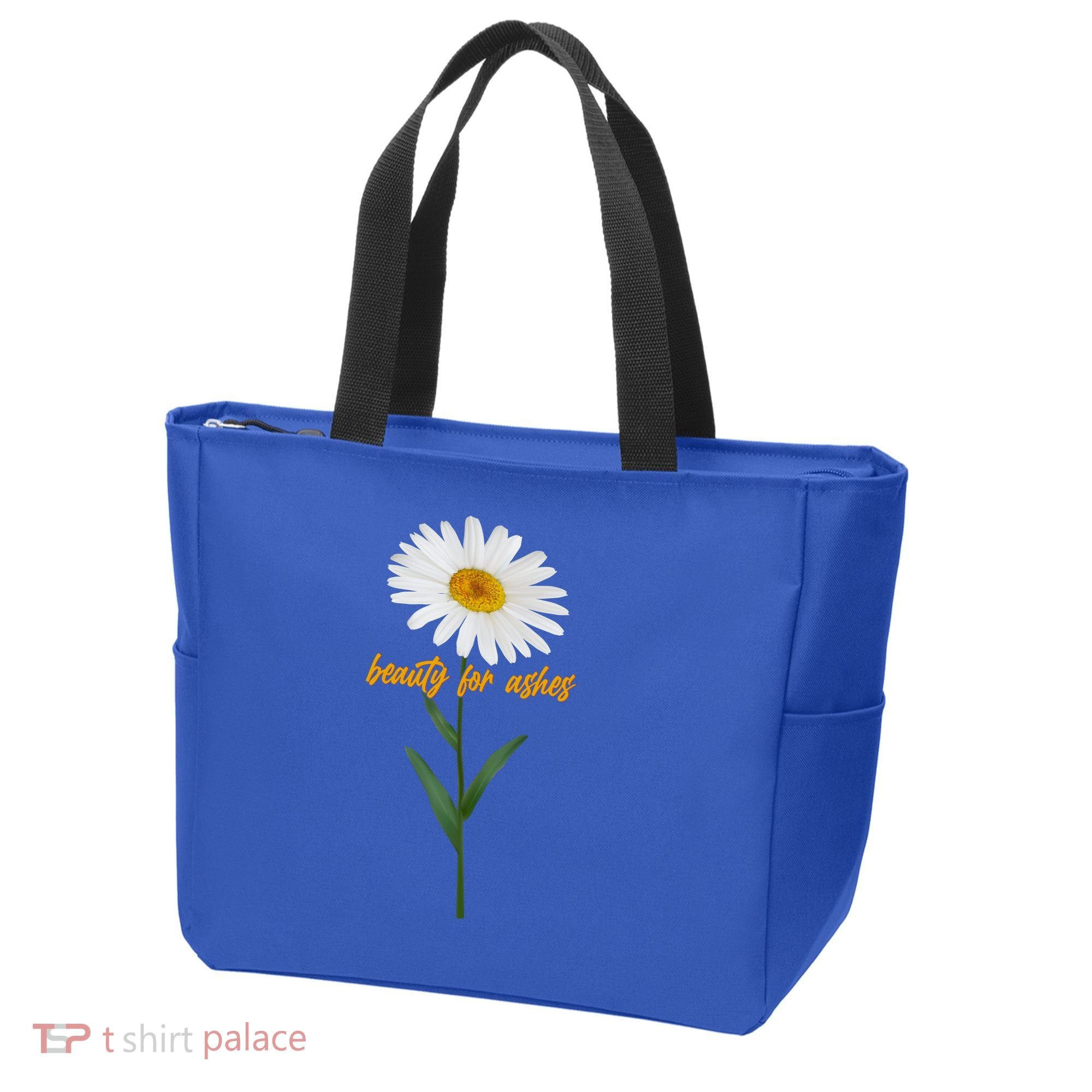Beauty To Ashes Daisy Flower Tote Bag
