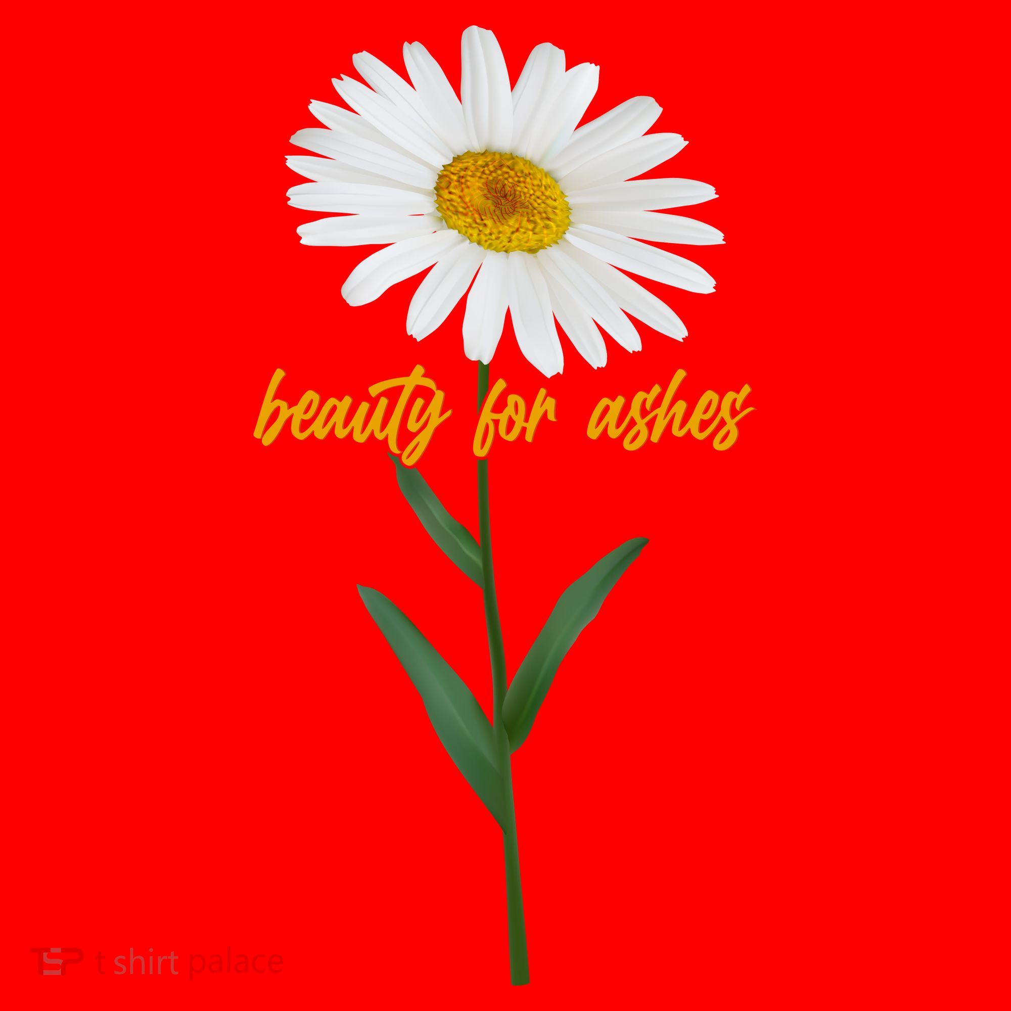 Beauty To Ashes Daisy Flower Santa Hat