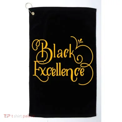 Black Excellence Golf Towel