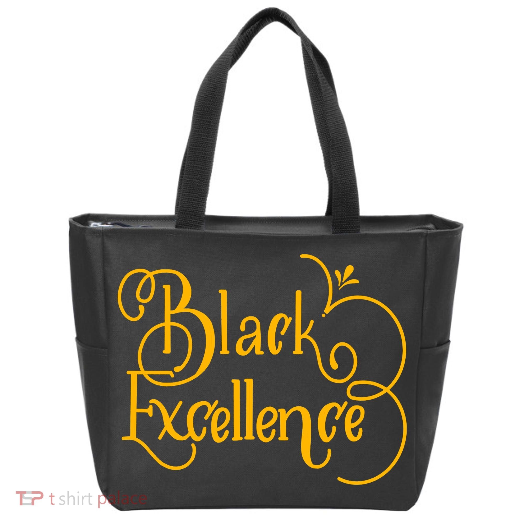 Black Excellence Tote Bag