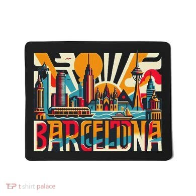 Barcelona Espana Barcelona Spain Mousepad