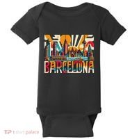 Barcelona Espana Barcelona Spain Baby Bodysuit thumb 0