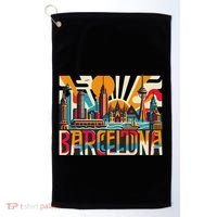 Barcelona Espana Barcelona Spain Golf Towel thumb 0