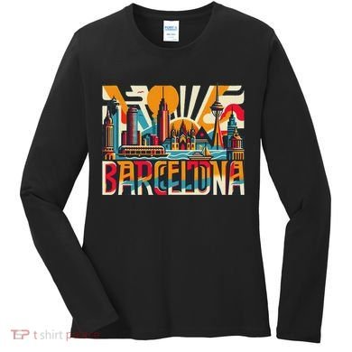 Barcelona Espana Barcelona Spain Women's Long Sleeve Shirt