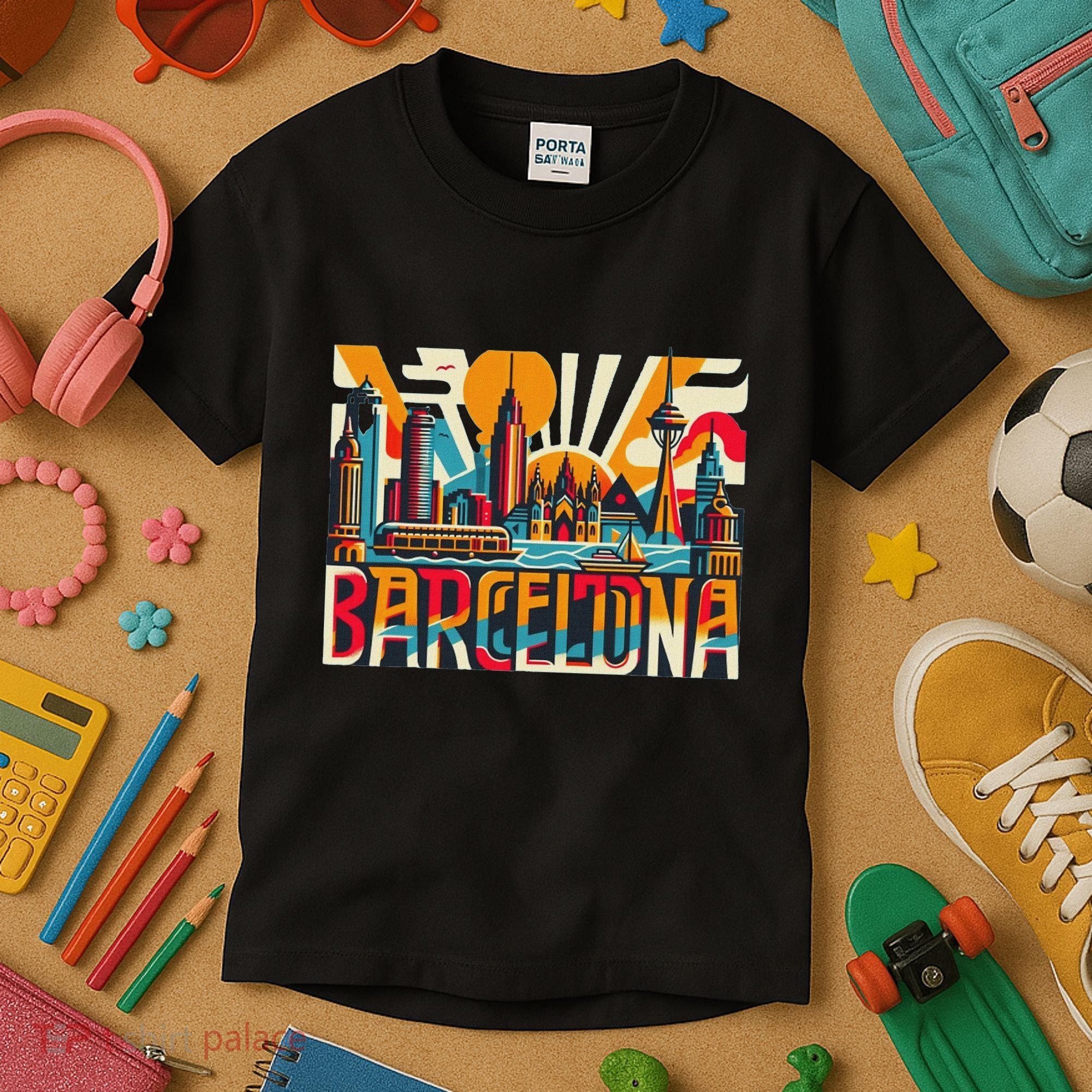 Barcelona Espana Barcelona Spain Kids T-Shirt