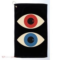 Bauhaus Eyes Golf Towel thumb 0