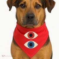 Bauhaus Eyes USA-Made Doggie Bandana thumb 1