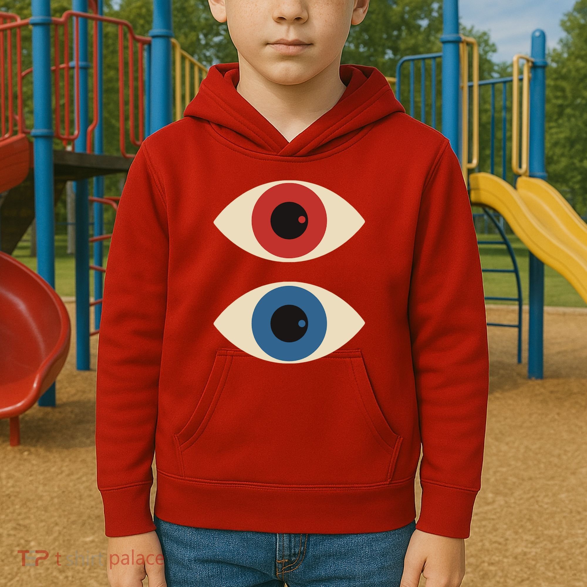 Bauhaus Eyes Kids Hoodie