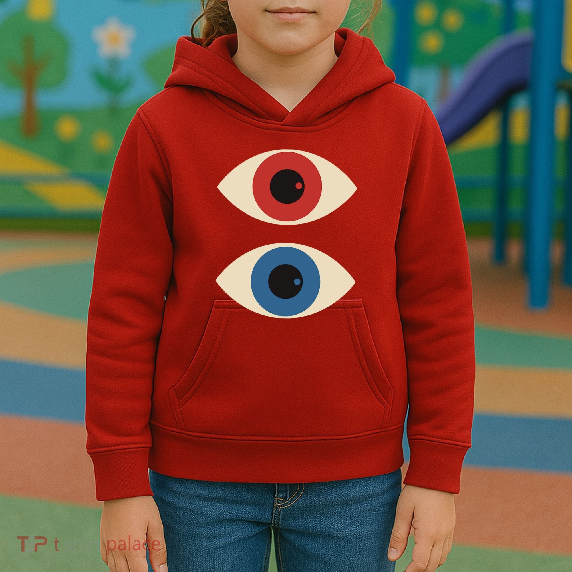 Bauhaus Eyes Kids Hoodie