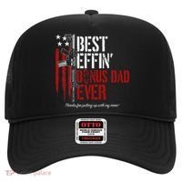 Best Effin’ Bonus Dad Ever Daddy Gun Rights American Flag Hat thumb 0
