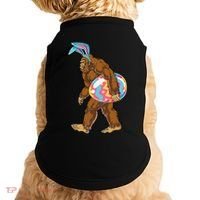 Bigfoot Easter Bunny Ears Egg Sasquatch Lover Gift Doggie Tank thumb 0