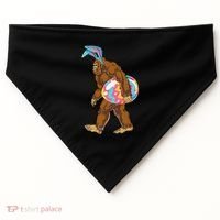 Bigfoot Easter Bunny Ears Egg Sasquatch Lover Gift USA-Made Doggie Bandana thumb 0