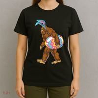Bigfoot Easter Bunny Ears Egg Sasquatch Lover Gift T-Shirt thumb 4