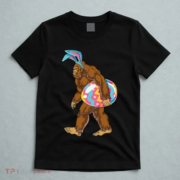 Bigfoot Easter Bunny Ears Egg Sasquatch Lover Gift T-Shirt