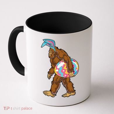 Bigfoot Easter Bunny Ears Egg Sasquatch Lover Gift Coffee Mug