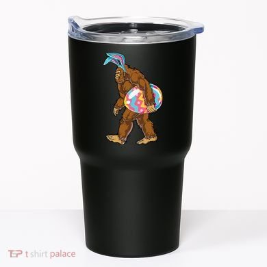 Bigfoot Easter Bunny Ears Egg Sasquatch Lover Gift Tumbler