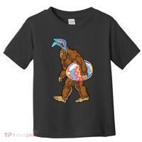 Bigfoot Easter Bunny Ears Egg Sasquatch Lover Gift Toddler T-Shirt thumb 0