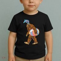 Bigfoot Easter Bunny Ears Egg Sasquatch Lover Gift Toddler T-Shirt thumb 2