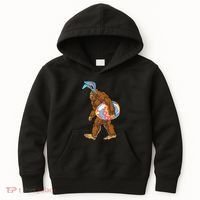 Bigfoot Easter Bunny Ears Egg Sasquatch Lover Gift Kids Hoodie thumb 0